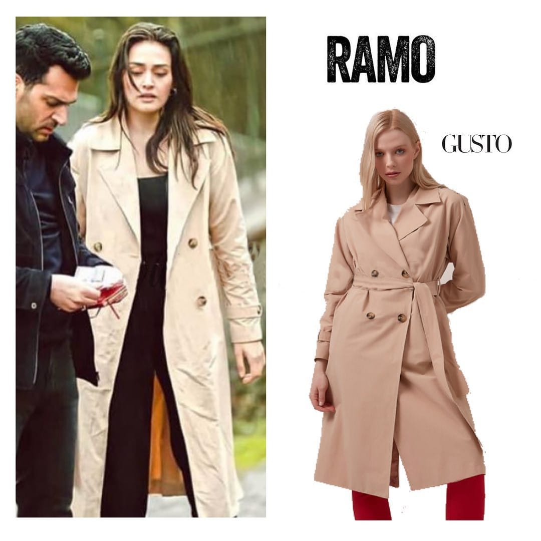 Beige Trenchcoat Worn By Esra Bilgiç