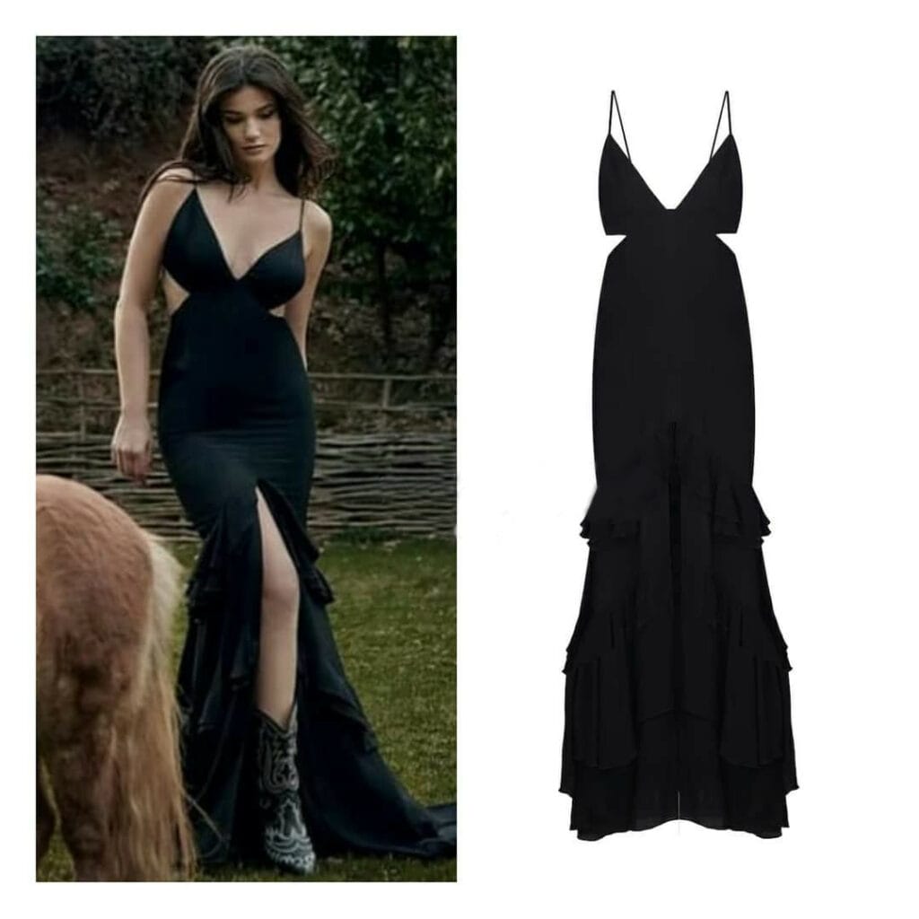 Black Dress Worn By Pınar Deniz