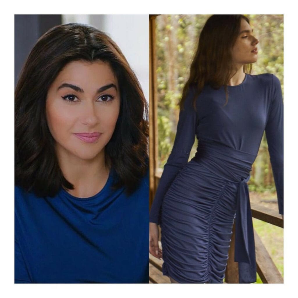 Blue Dress Worn By Nesrin Cavadzade