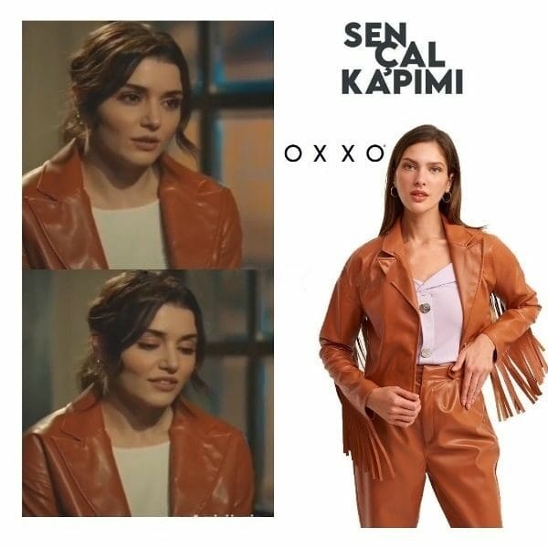 Brown Suit Worn By Hande Erçel