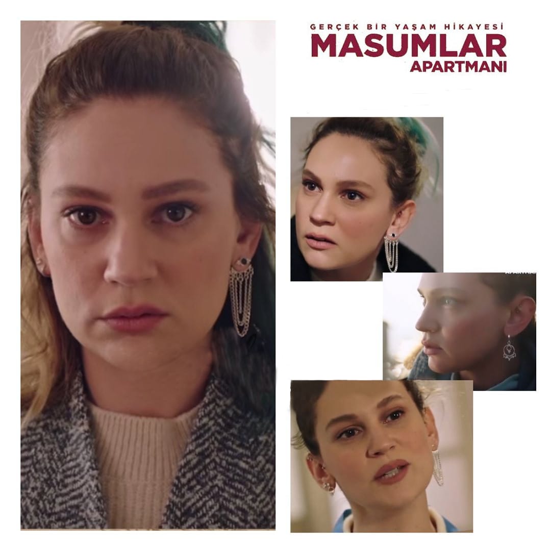 Chain Earrings Worn By Farah Zeynep Abdullah