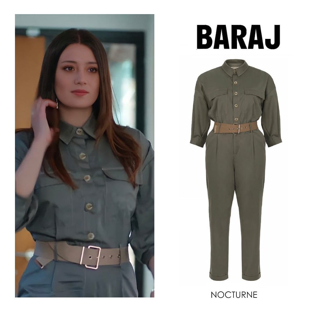 Green Jumpsuit Worn By Gizem Karaca