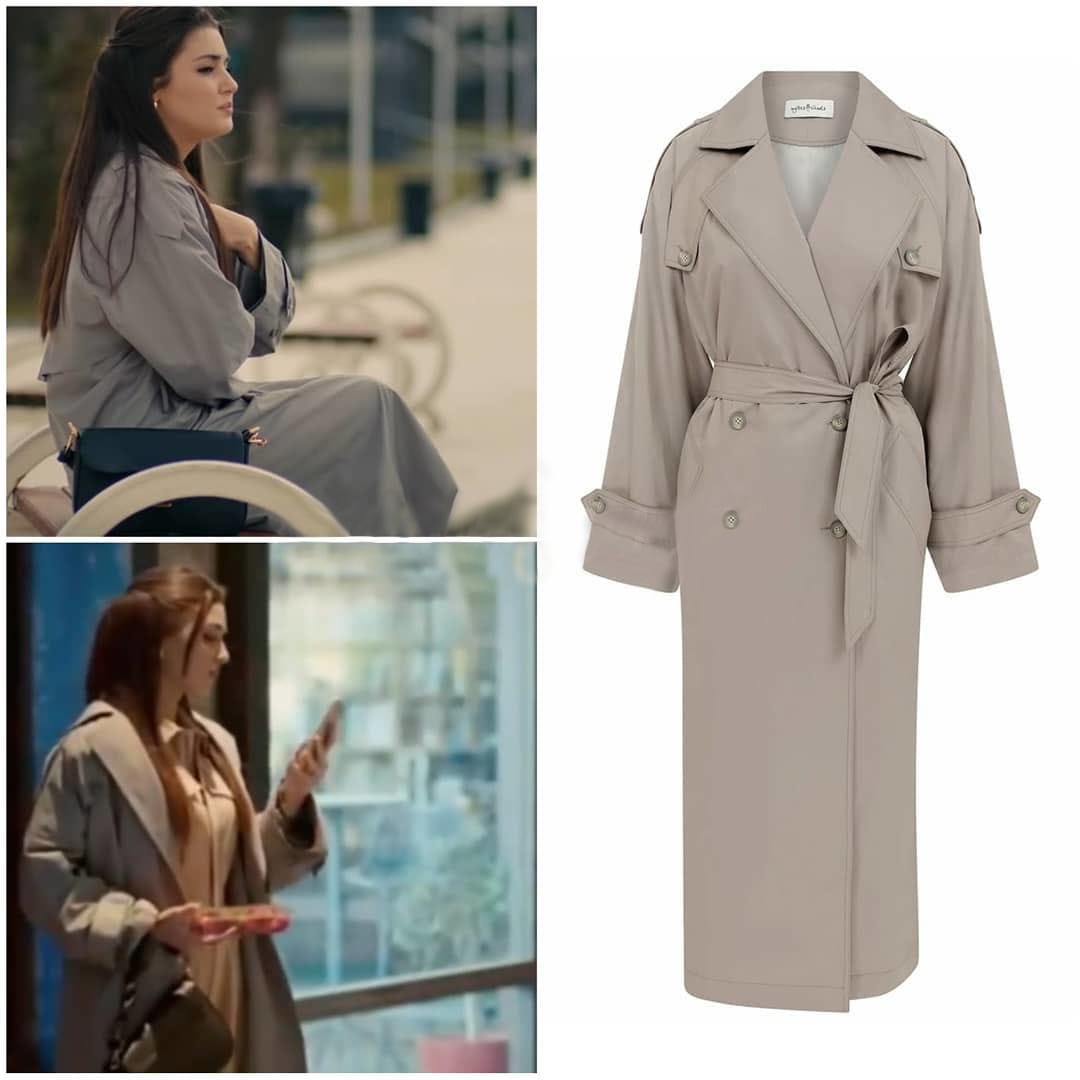 Light Brown Trenchcoat Worn By Hande Erçel