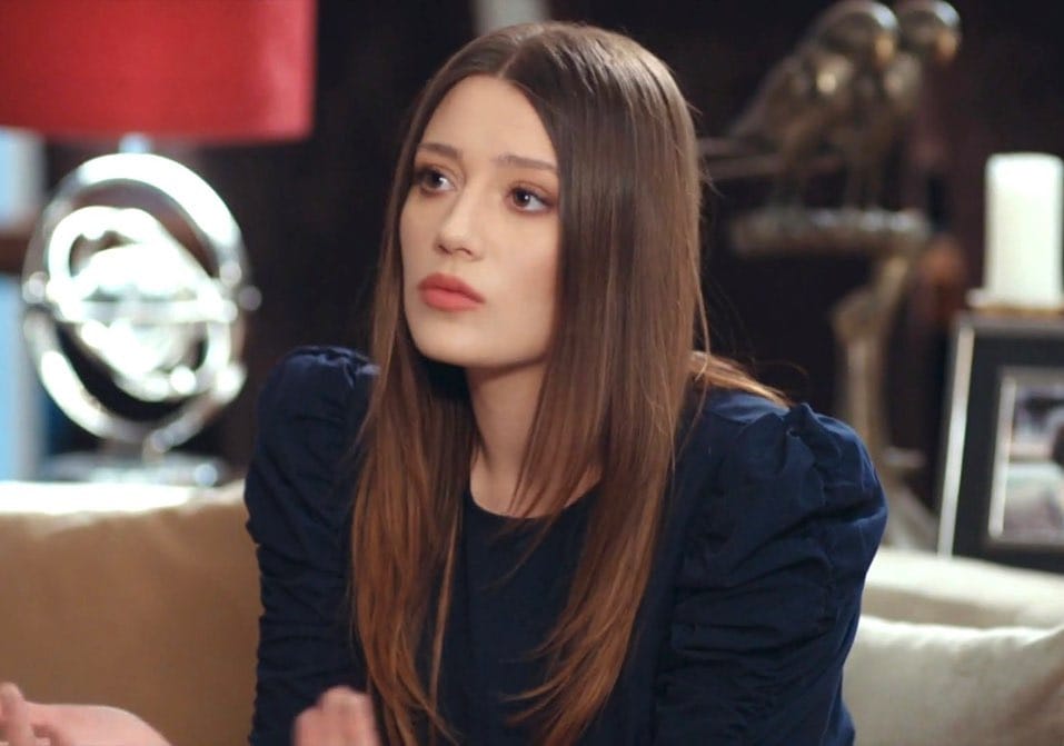 Navy Blue Top Worn By Gizem Karaca