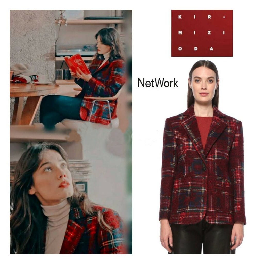 Plaid Jacket Worn By Pınar Deniz