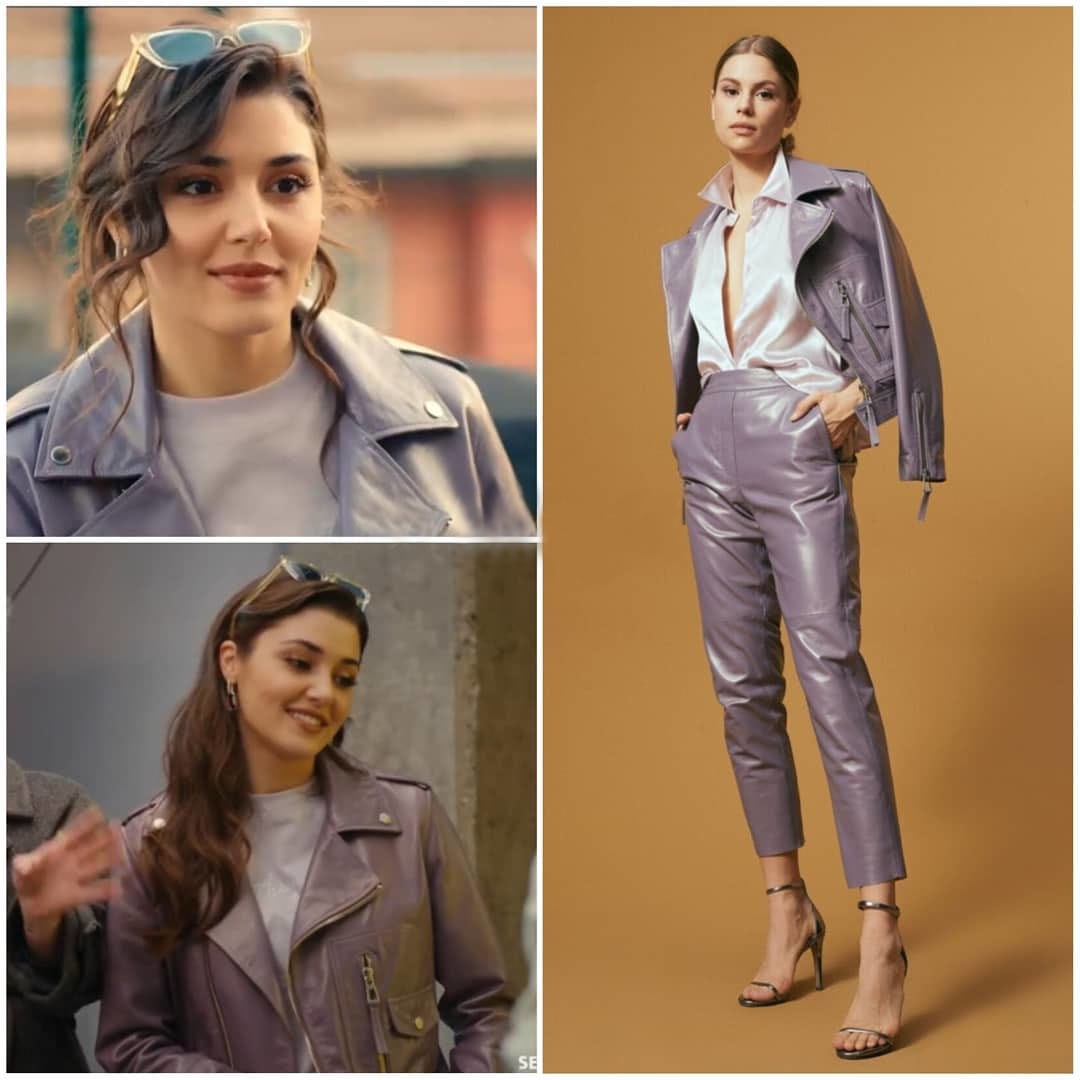 Purple Suit Worn By Hande Erçel