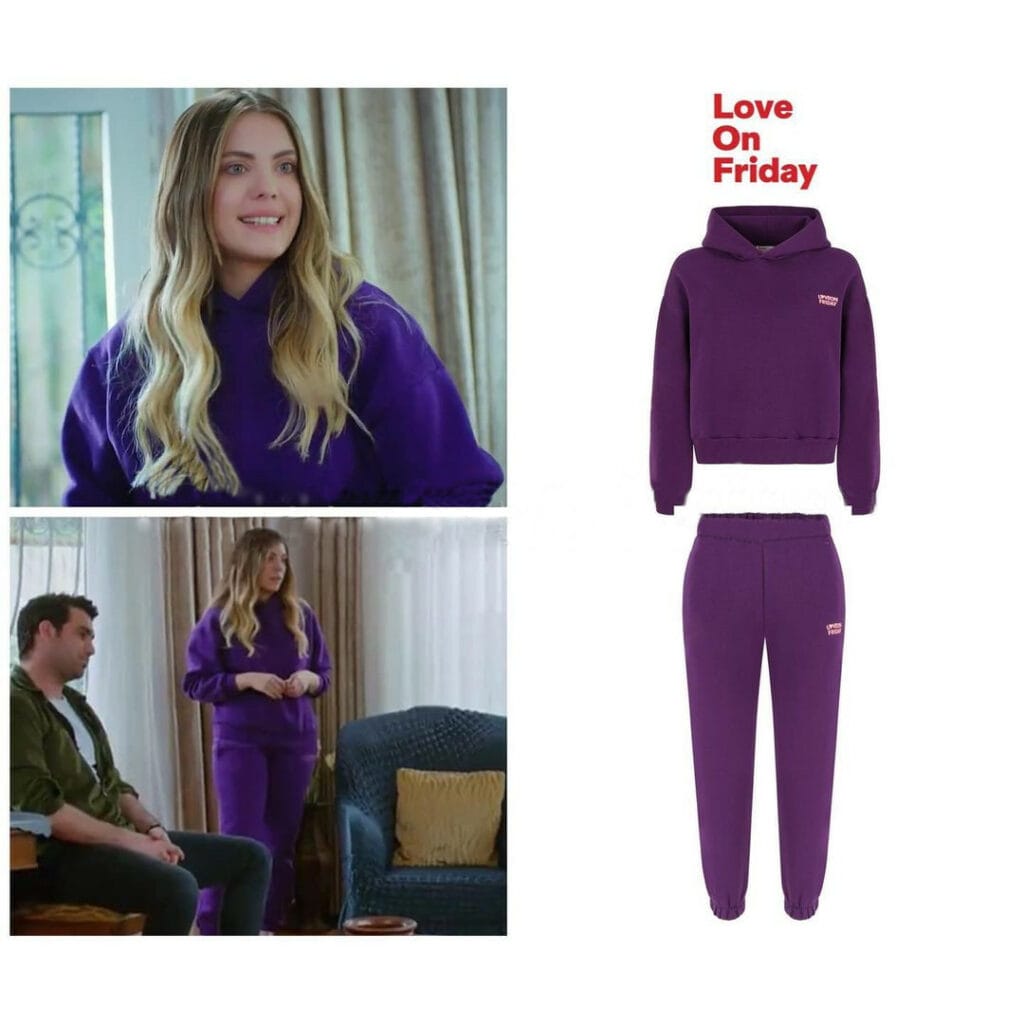 Purple Tracksuit Worn By Eda Ece