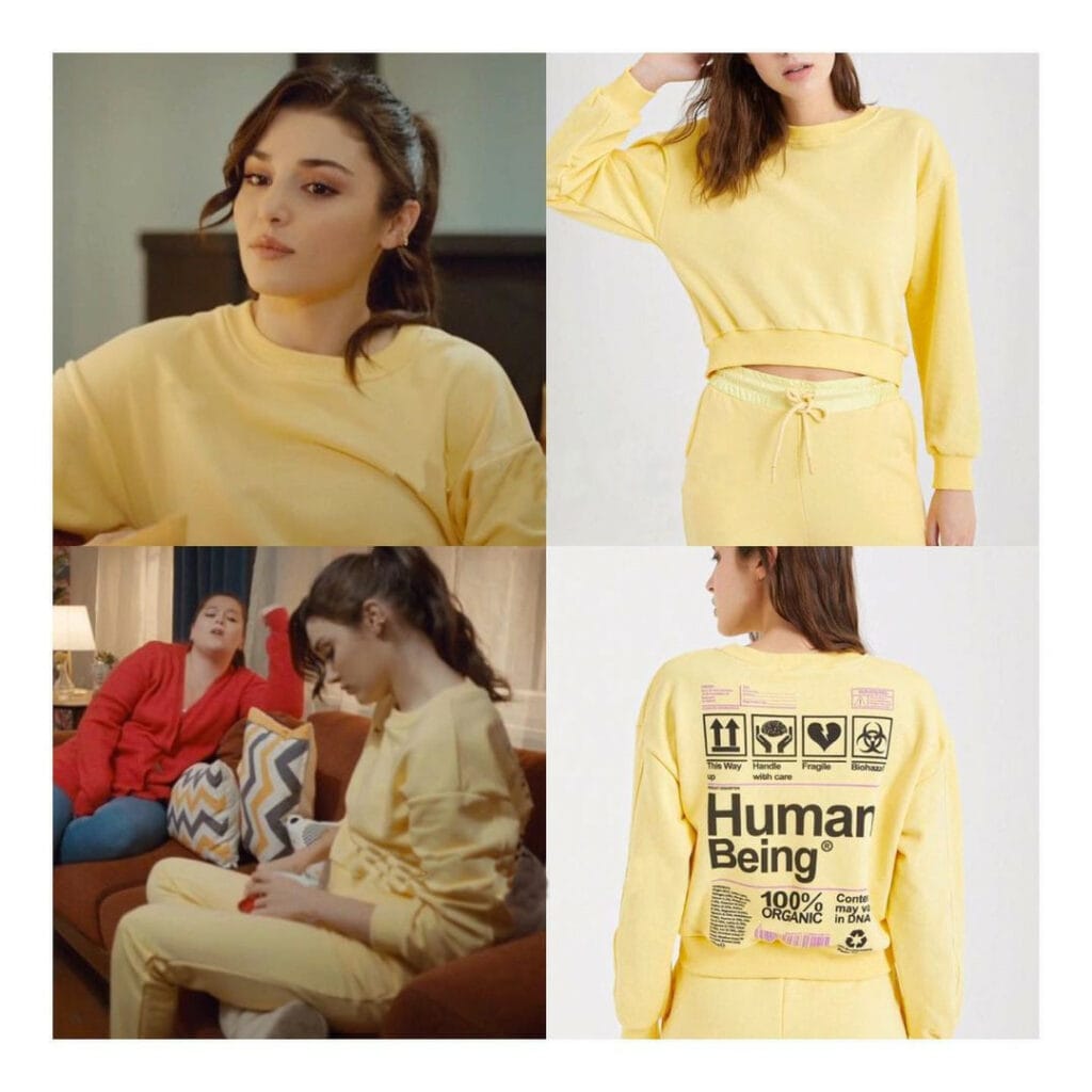 Yellow Tracksuit Worn By Hande Erçel