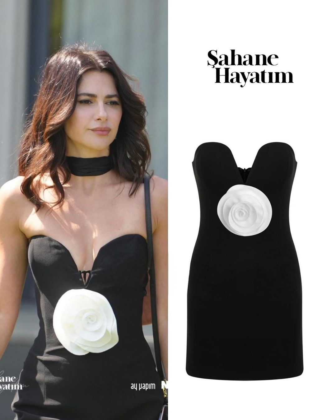 The Black Dress Worn By Nesrin Cavadzade