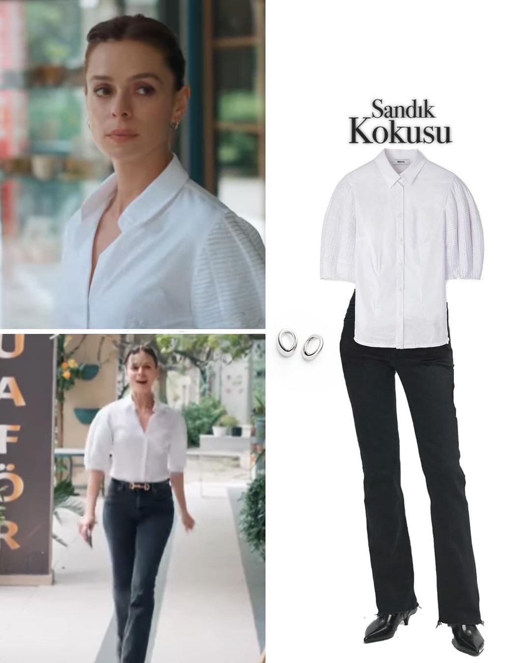 The White Shirt Worn By Özge Özpiriçci