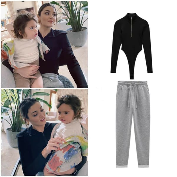 Grey Sweatpants Worn By Hande Erçel