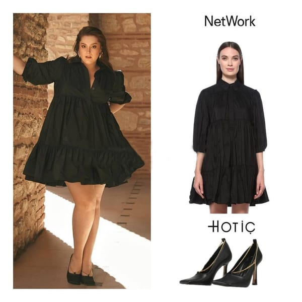 Black Combination Worn By Elçin Afacan