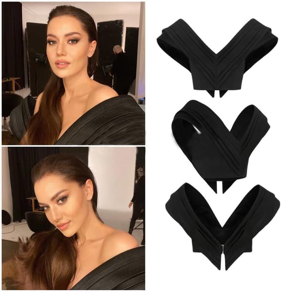 Black Top Worn By Fahriye Evcen