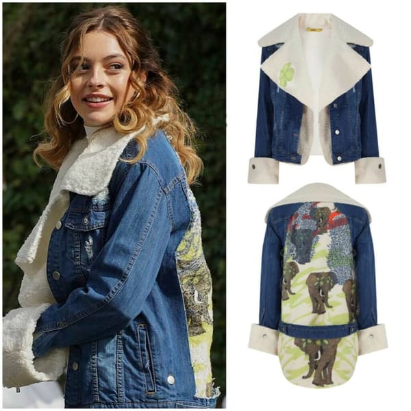 Denim Jacket Worn By Melis Sezen