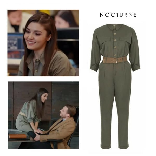 Green Jumpsuit Worn By Hande Erçel