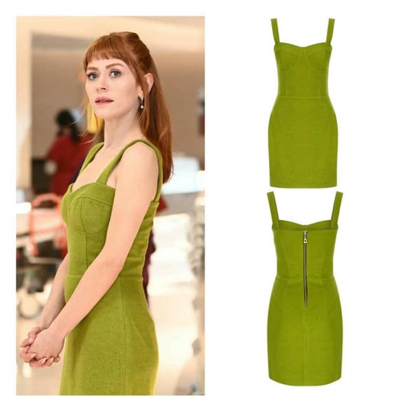 Green Mini Dress Worn By Hazal Türesan