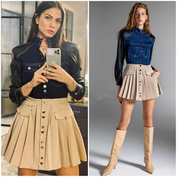 Mini Skirt Worn By Demet Özdemir