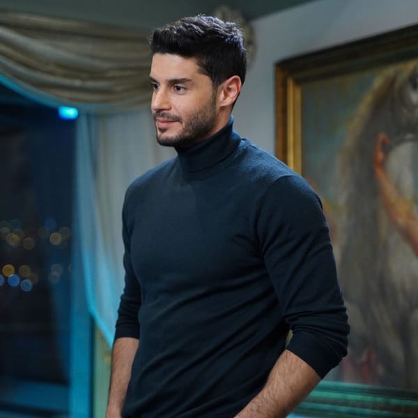 Navy Blue Sweater Worn By Berk Oktay