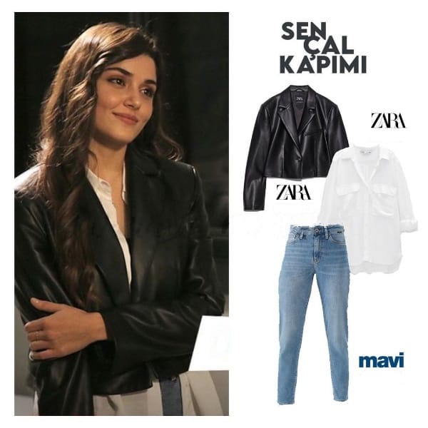 Blue Jean Worn By Hande Erçel