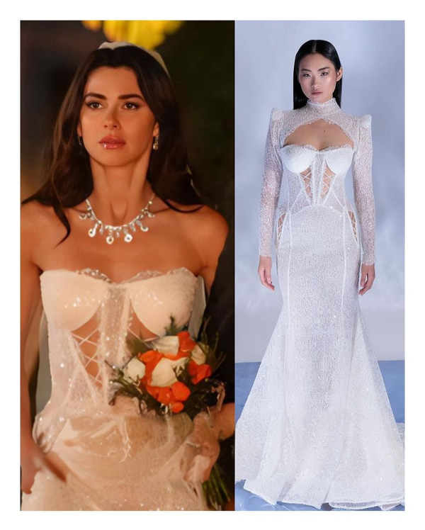 Nesrin Cavadzade's Wedding Dress Representing Revenge