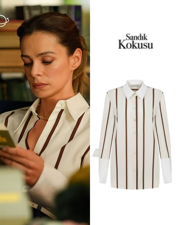 Striped Shirt Worn By Özge Özpirinçci