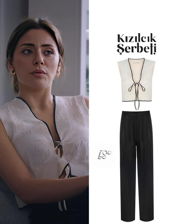 The Blouse and Pants Set Worn By Sıla Türkoğlu