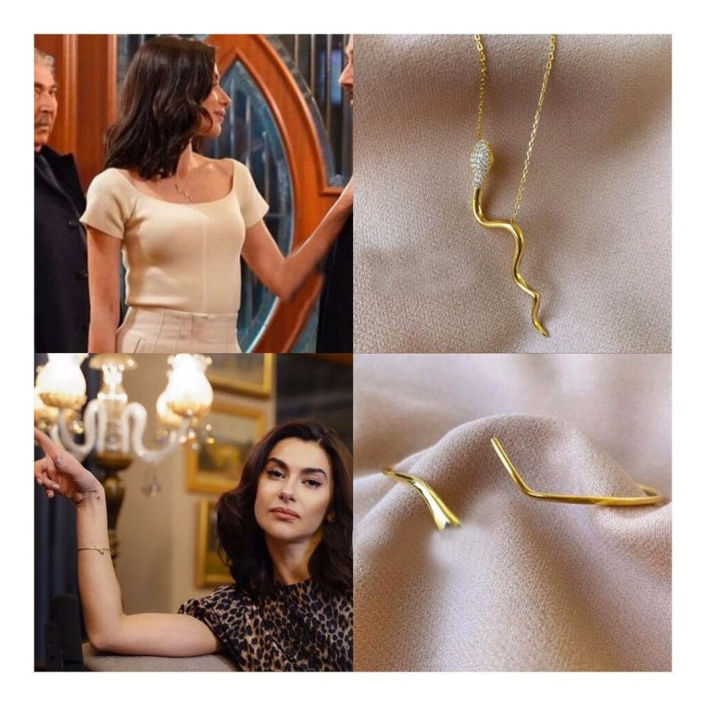 Necklace And Bracelet Worn By Nesrin Cavadzade