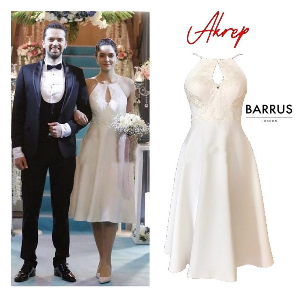 White Wedding Dress Worn By Aslı Melisa Uzun